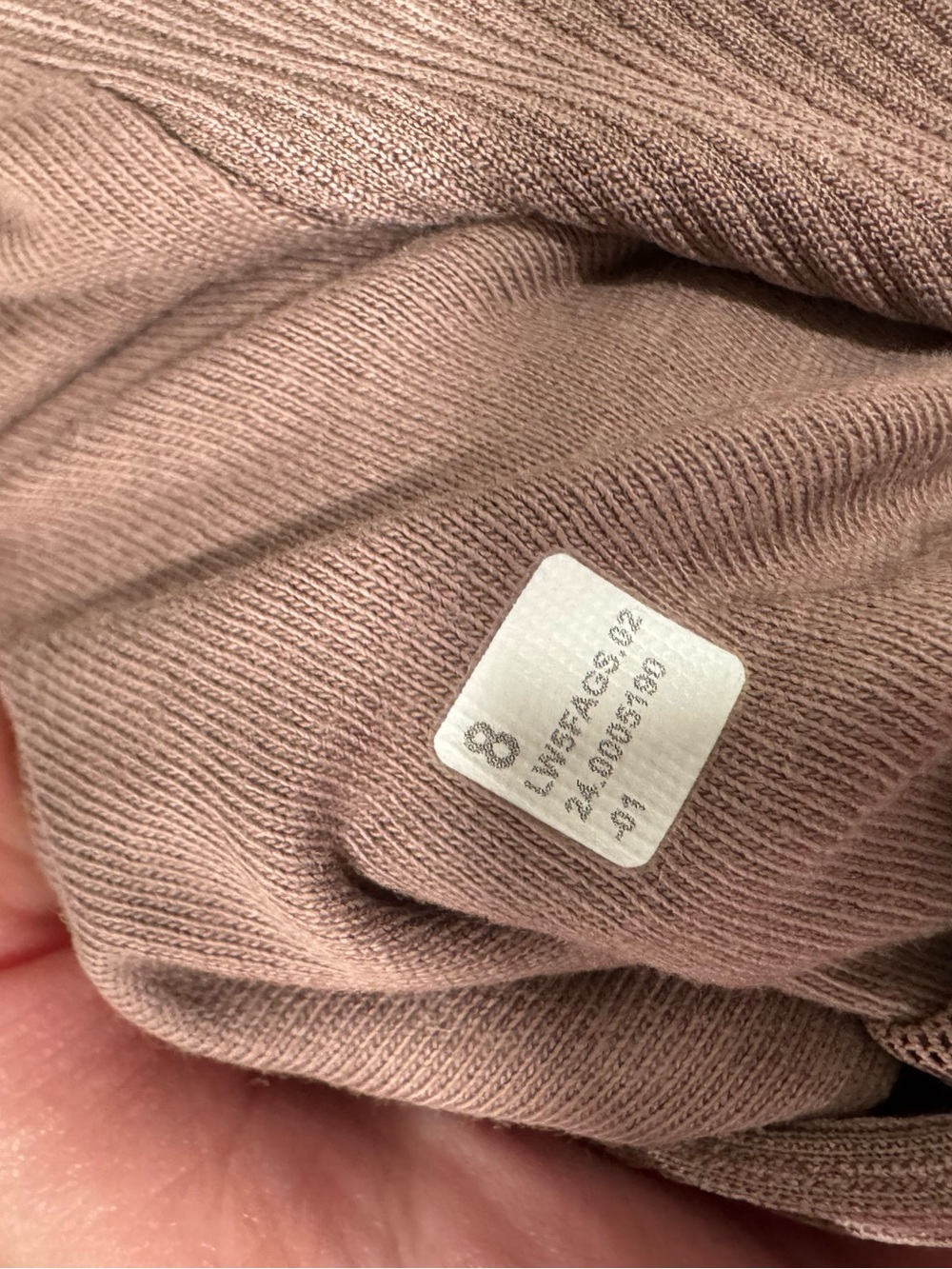 Lululemon Ribbed Softstreme Mid Rise Pant 32” Taupetastic - Picture 8 of 10
